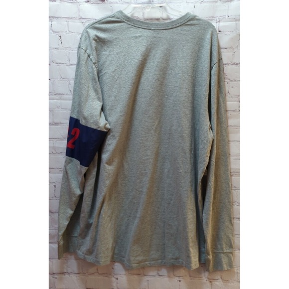 Air Jordan men's gray red blue stars long sleeve t-shirt 1992 sleeve - Picture 6 of 6